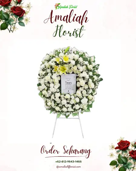 Krans Bunga Duka Kedonganan